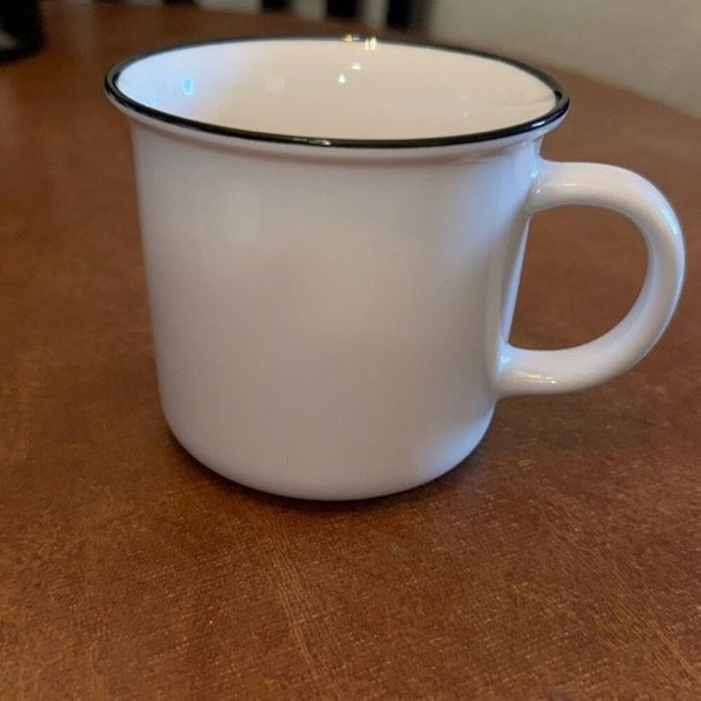 Mainstays 7 Unbranded  Mug Set Of 3 Black & White - Picture 7 of 15